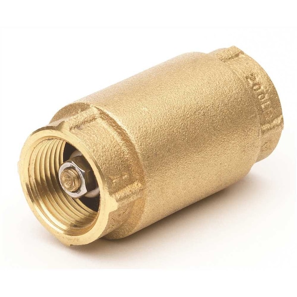 Homewerks 3/4 in. Lead Free Brass FIP x FIP Spring Check Valve 241-2-34-34 - main
